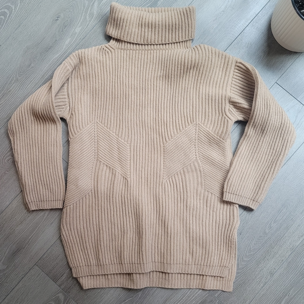 Thakoon Oversized Wool Turtleneck Sweater